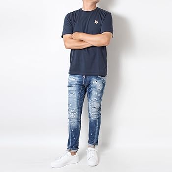 【新品】メゾンキツネ　フォックスヘッド パッチ レギュラー Tシャツ Amazon | [メゾン キツネ] 24SSモデル フォックスヘッド パッチ